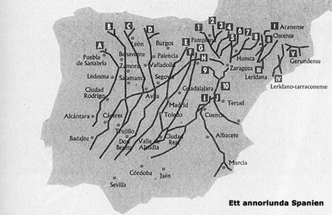 Map over Caadas Reales